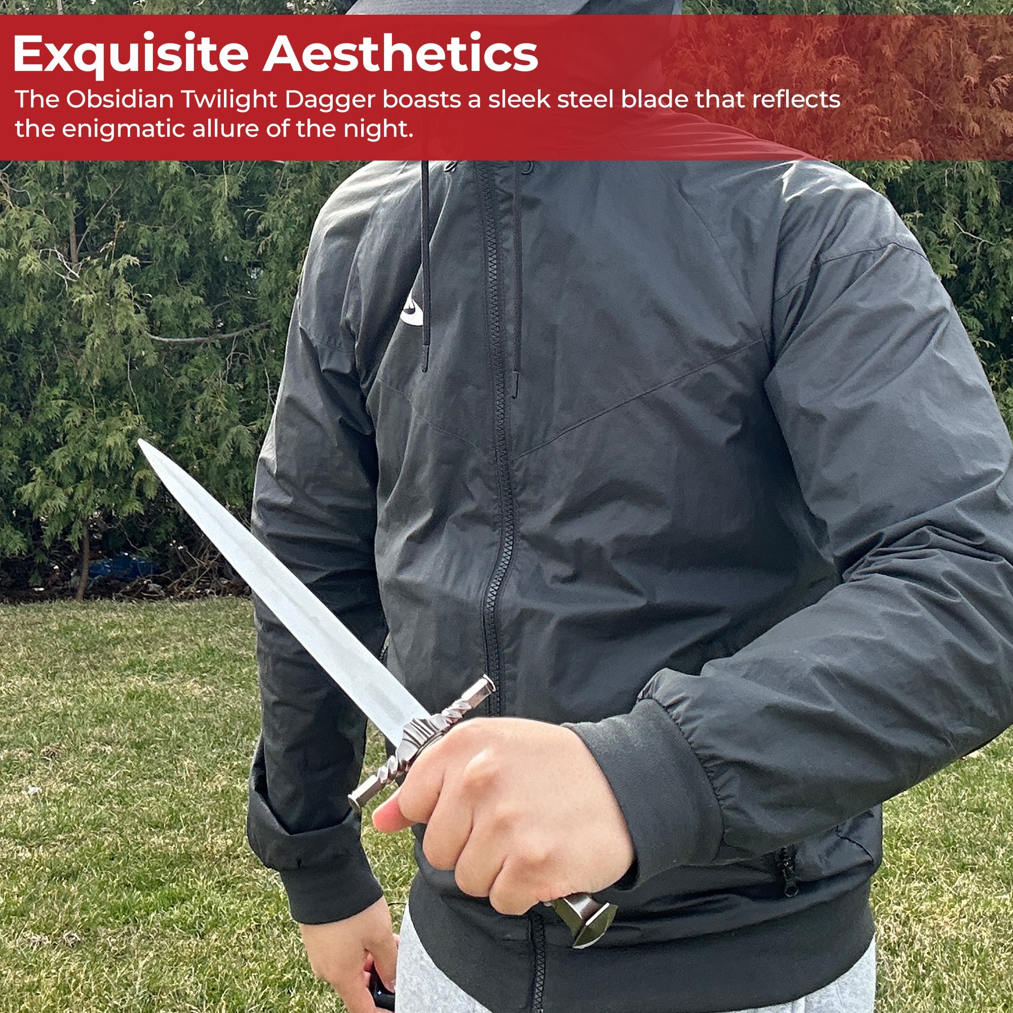 Shadowfall Obsidian Twilight Dagger Dagger - Tophatter Daily Deals