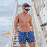 Bermies Shark Attack Swim Trunks Swimwear - Tophatter Daily Deals