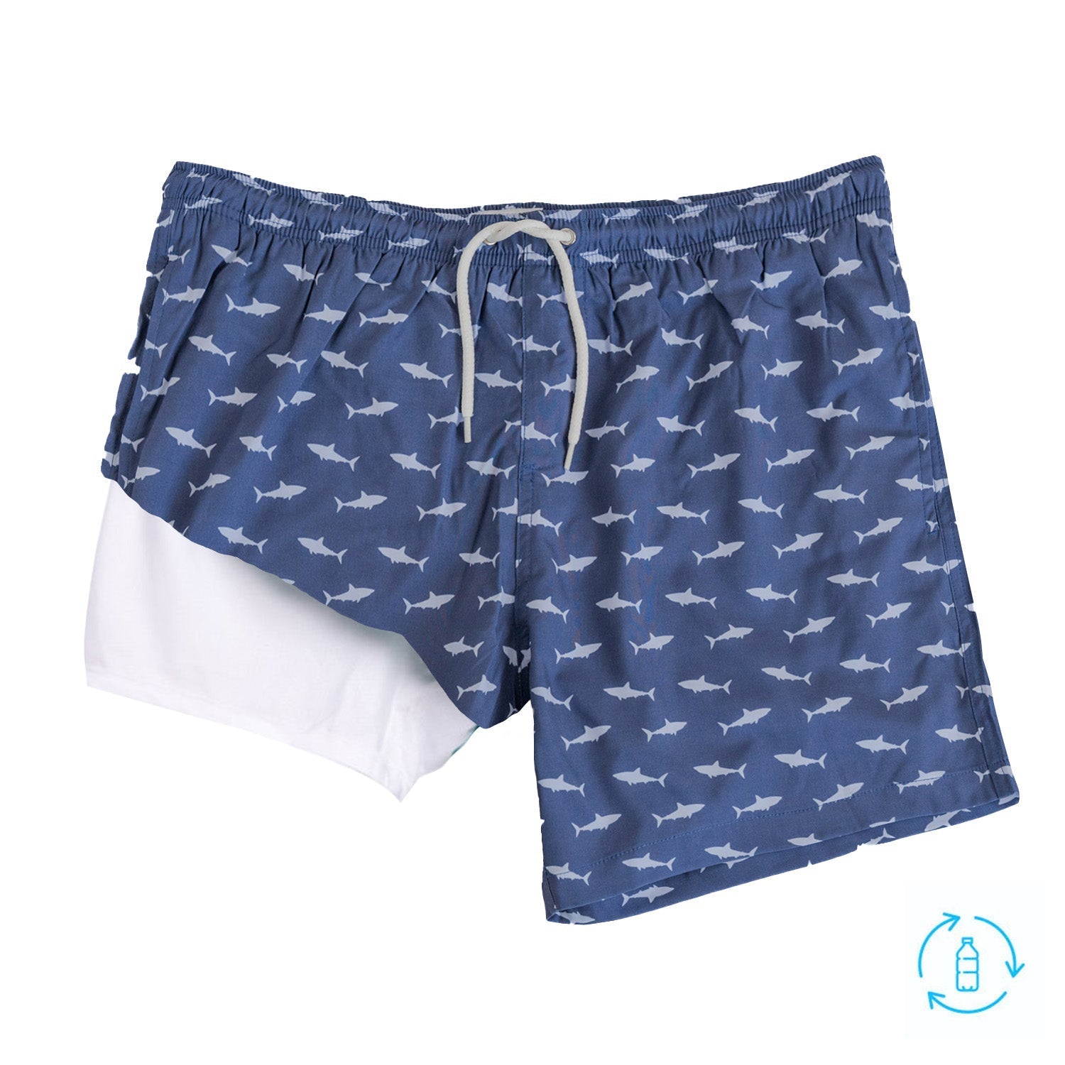 Bermies Shark Attack Swim Trunks Shark Attack Swimwear - Tophatter Daily Deals