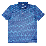 Bermies Sharkies Polo Blue Polos - Tophatter Daily Deals