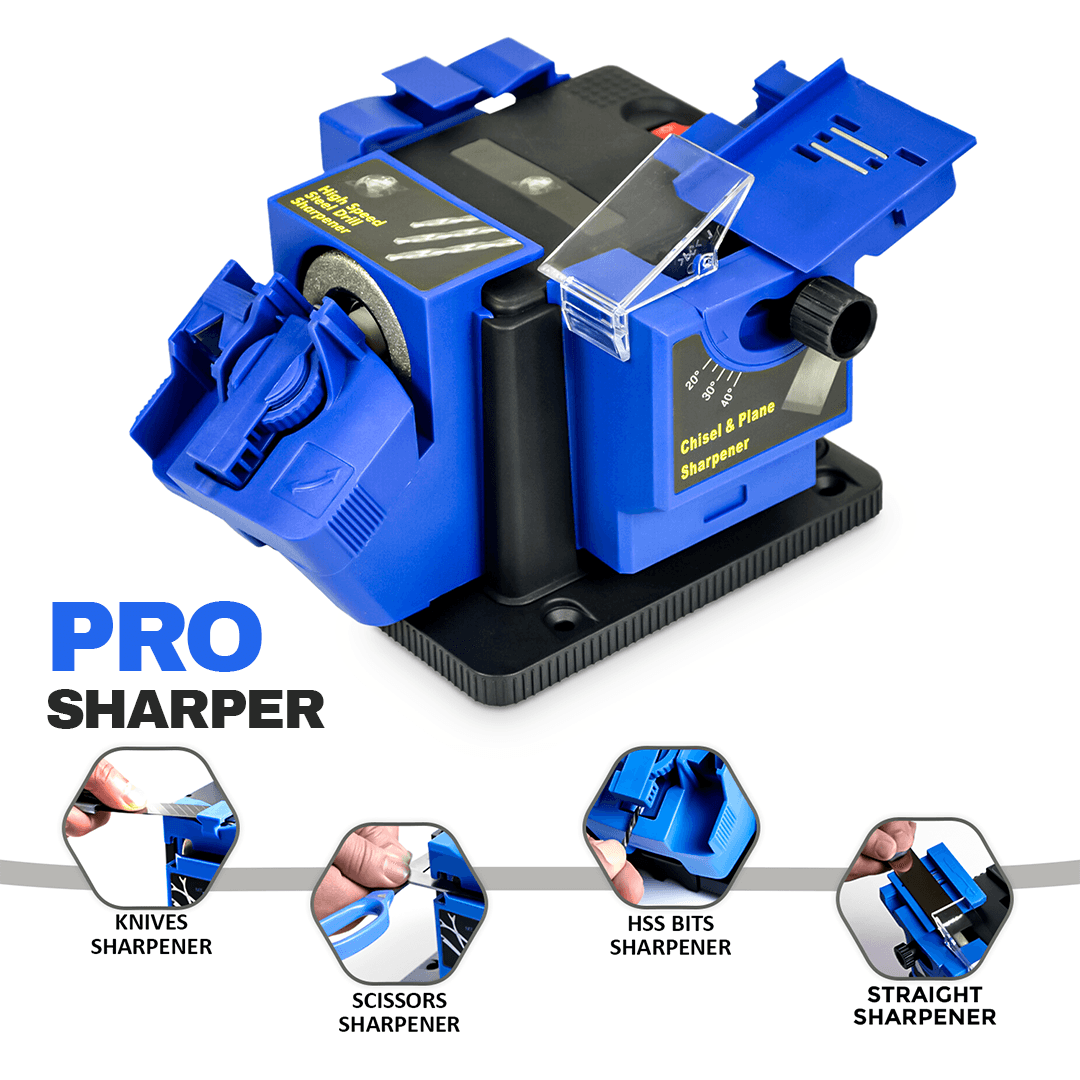 Best Electric Knife Sharpener UK - Professional Sharpening Machine Electric Knife Sharpener Screw Chef Tool Scissor Apparel & Accessories - Tophatter Daily Deals
