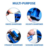 Best Electric Knife Sharpener UK - Professional Sharpening Machine Electric Knife Sharpener Screw Chef Tool Scissor Apparel & Accessories - Tophatter Daily Deals