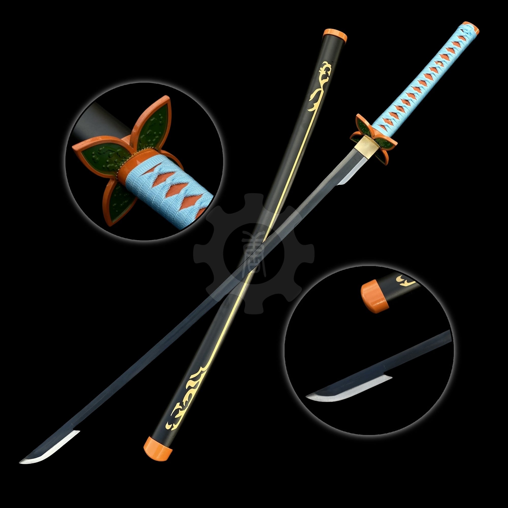 IRL Shinobu Nichirin Sword Anime Katana Carbon Steel Version Katana - Tophatter Daily Deals