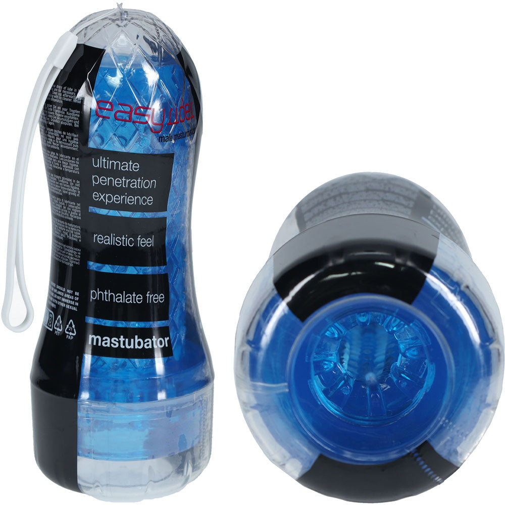 SHOTS Easy Rider - Blue Compact Masturbator > Sex Toys For Men > Masturbators > Manual - Tophatter Daily Deals