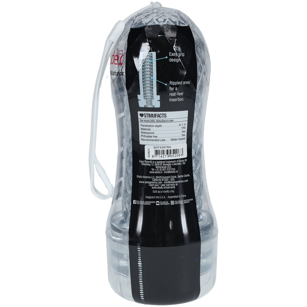 SHOTS Easy Rider - Waterproof Male Masturbator > Sex Toys For Men > Masturbators > Manual - Tophatter Daily Deals