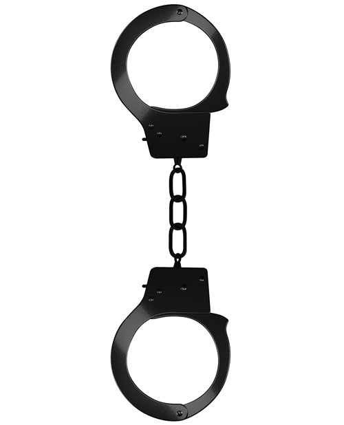 Ouch Beginner Handcuffs Black Cuffs - Tophatter Daily Deals