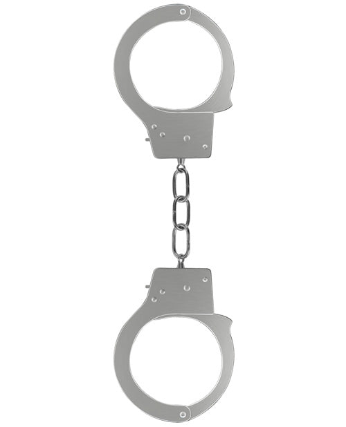 Ouch Beginner Handcuffs Silver Cuffs - Tophatter Daily Deals
