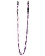 Ouch Chained Adjustable Nipple Clamps Purple Nipple Clamps - Tophatter Daily Deals