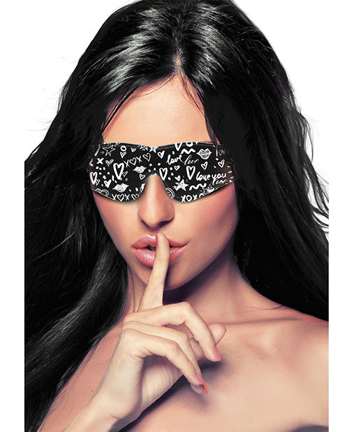 Street Art Fashion Printed Leather Eye Mask Blindfolds - Tophatter Daily Deals
