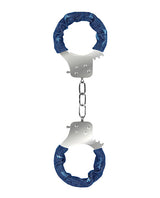 Ouch Denim Metal Handcuffs Blue Cuffs - Tophatter Daily Deals