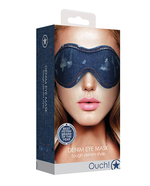 Ouch Denim Eye Mask Blindfolds - Tophatter Daily Deals