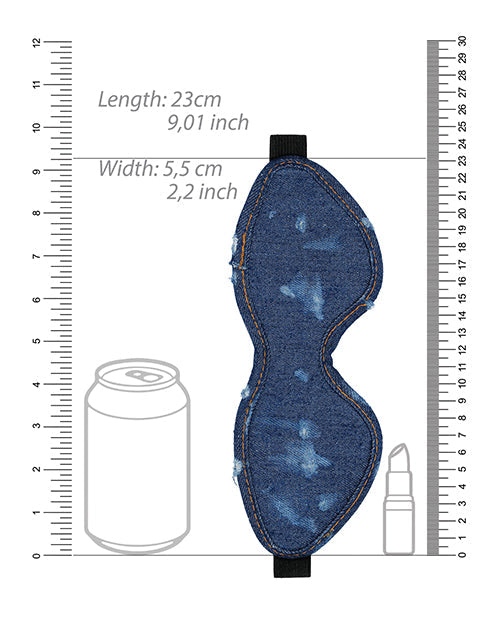 Ouch Denim Eye Mask Blindfolds - Tophatter Daily Deals