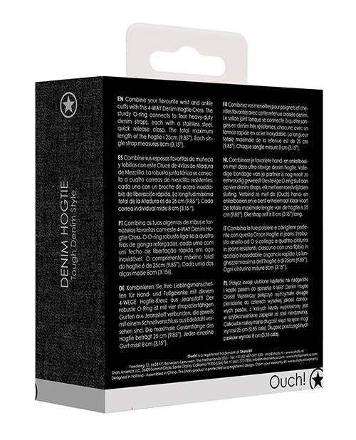 Ouch Denim Hog Tie Restraints - Tophatter Daily Deals