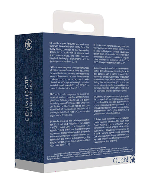 Ouch Denim Hog Tie Restraints - Tophatter Daily Deals