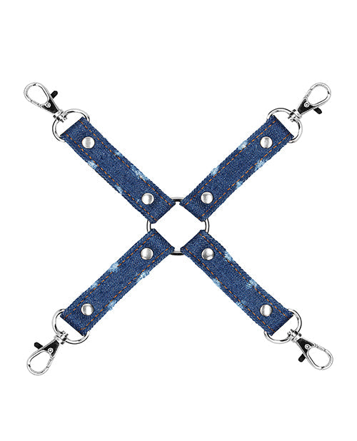 Ouch Denim Hog Tie Blue Restraints - Tophatter Daily Deals
