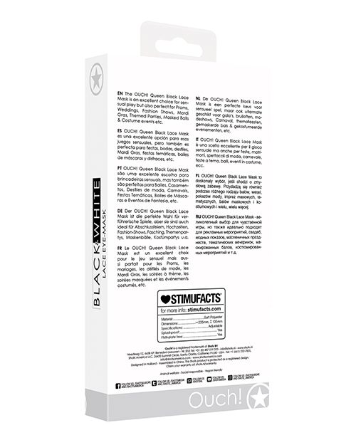 Queen Lace Eye Mask Masks - Tophatter Daily Deals