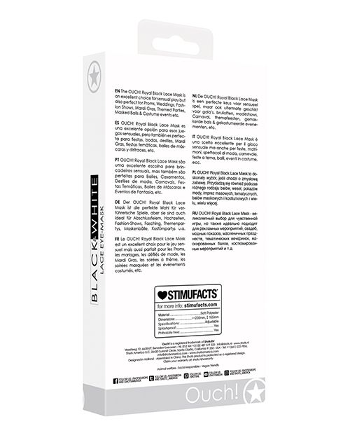 Royal Lace Eye Mask Masks - Tophatter Daily Deals