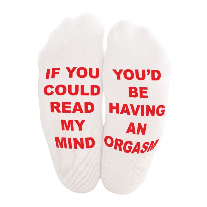 Sexy Dirty Mind Socks Socks - Tophatter Daily Deals