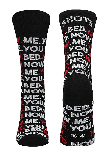 You. Me. Bed. Now. Socks Socks - Tophatter Daily Deals