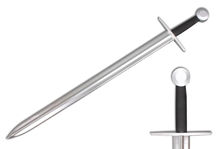 Medieval Single Hand Sir William Marshall Knights Foam Padded Sword LARP - Tophatter's Guns'N'Weapons Store - FREE SHIPPING Collectible Weapons - Tophatter Daily Deals