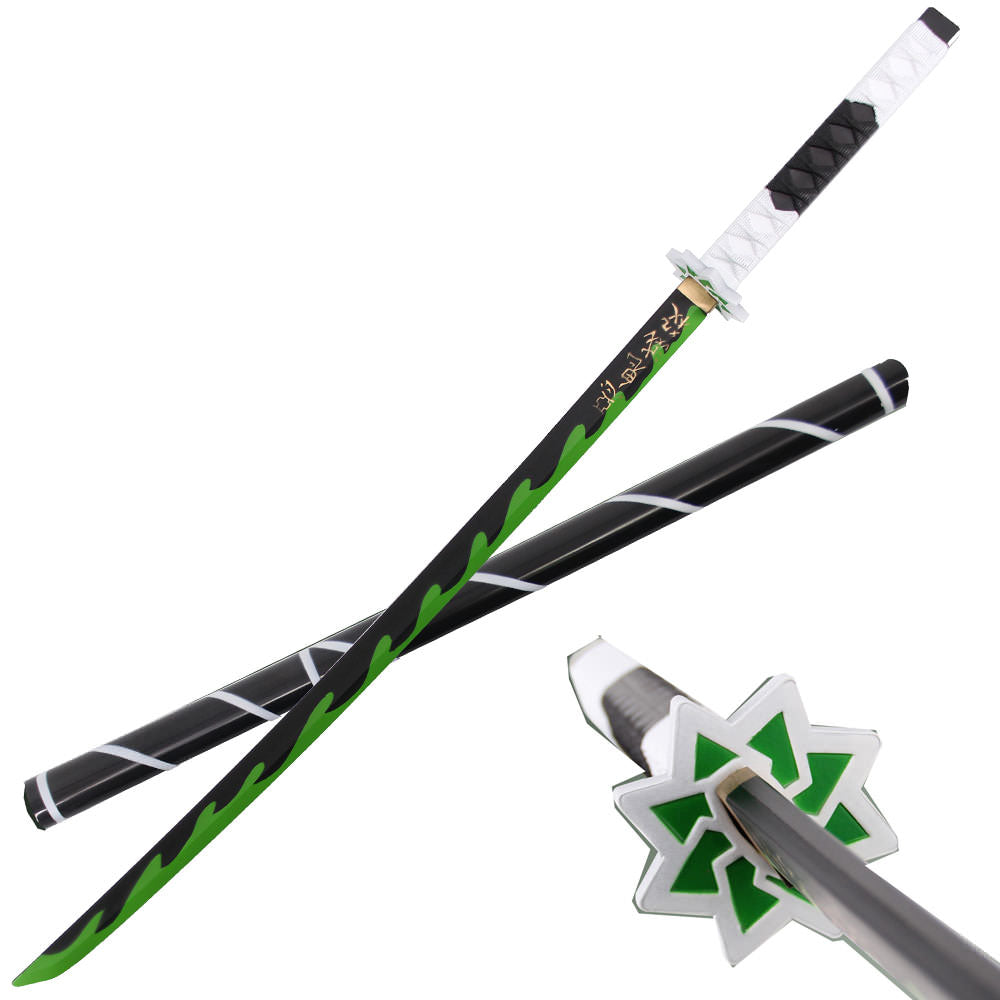 41" Foam Anime Sanemi Shinazugawa Cosplay Sword with Scabbard Collectible Weapons - Tophatter Daily Deals