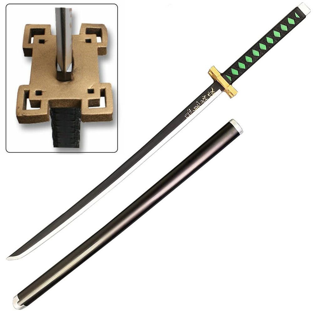 Fantasy Slayer Foam Sword Tokio Muichirou Katana Props Replica - Tophatter's Guns'N'Weapons Store - FREE SHIPPING Collectible Weapons - Tophatter Daily Deals