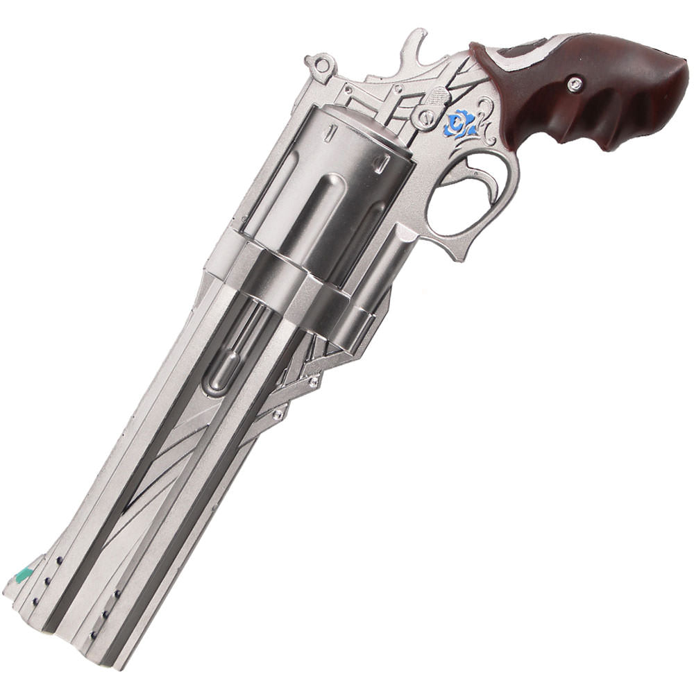 Fantasy High Density Foam Gun Props Devil Cry Nero Blue Rose Silver - Tophatter's Guns'N'Weapons Store - FREE SHIPPING Collectible Weapons - Tophatter Daily Deals