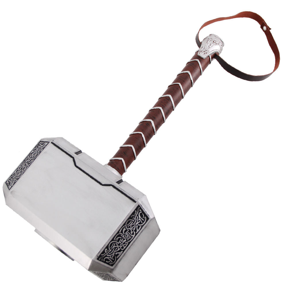 Full Solid God of Mighty Hammer High Density Foam Cosplay Collectible Weapons - Tophatter Daily Deals