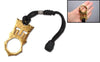 Self Defense One Finger Skull Knuckle With Paracord Gold Jabber Bottle Opener - TOPHATTER'S ARMORY DEALS Collectible Weapons - Tophatter Daily Deals