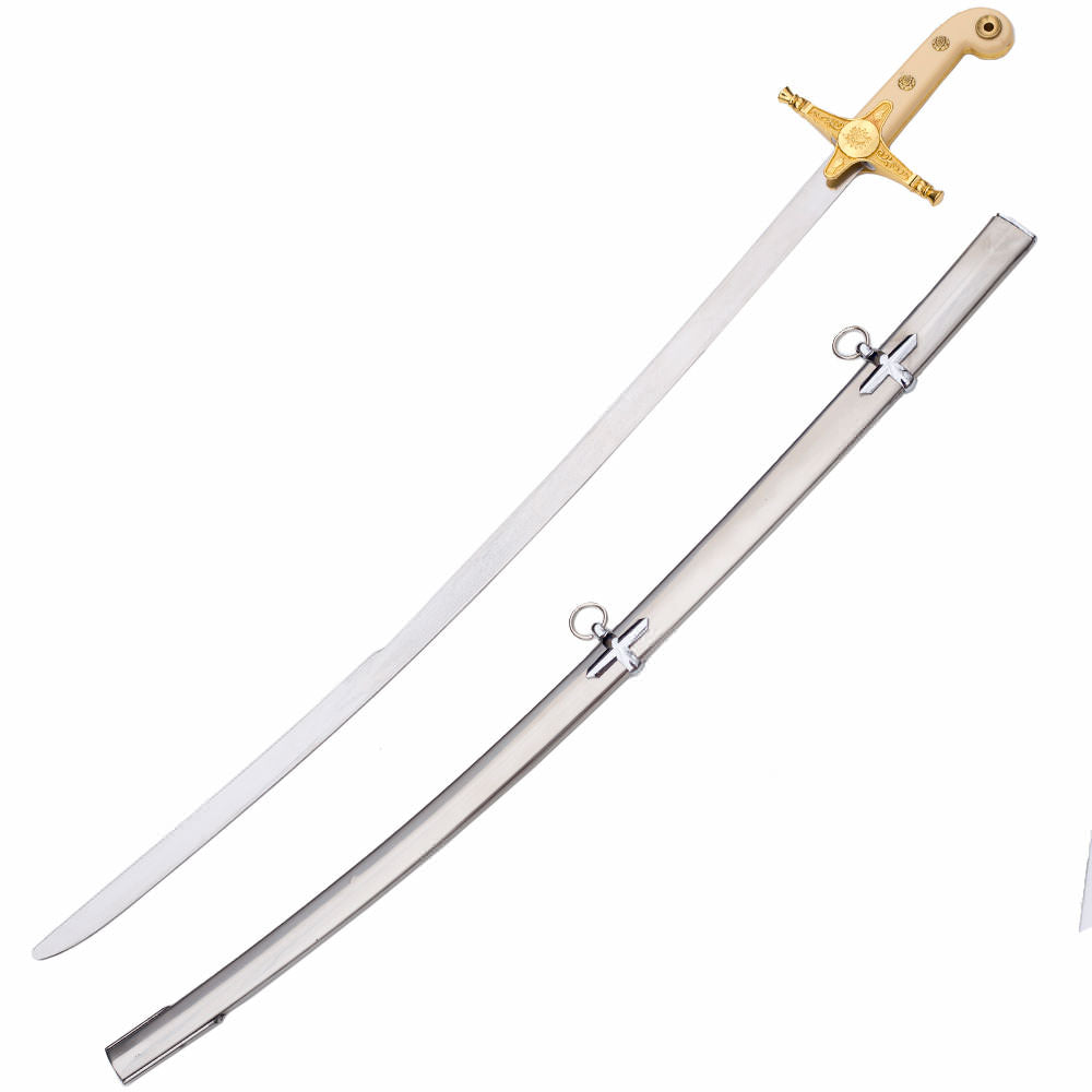 Premium Quality General Officers Sword with Scabbard and Sword Bag Collectible Weapons - Tophatter Daily Deals