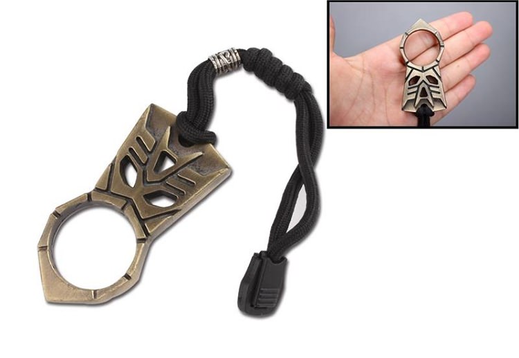 Self Defense Finger Skull Knuckle Jabber, Bottle Opener, Key Chain Survival Tool - TOPHATTER'S ARMORY DEALS Collectible Weapons - Tophatter Daily Deals