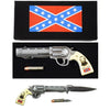 Stonewall Jackson Pistol Spring Assisted Gun Knife with Bullet Folding Knife Set - TOPHATTER'S ARMORY DEALS Collectible Weapons - Tophatter Daily Deals