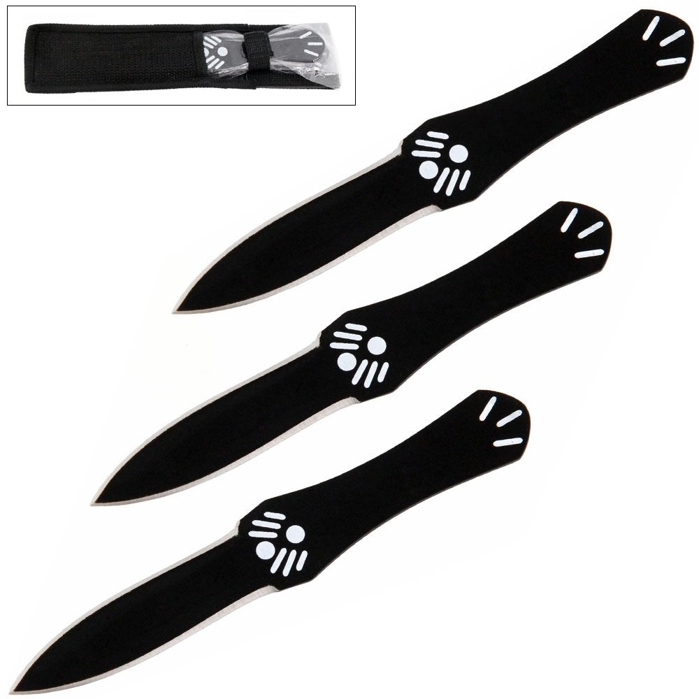 8.35" Assassins Creed 3 Piece Throwing Knife Set - TOPHATTER'S ARMORY DEALS Collectible Weapons - Tophatter Daily Deals