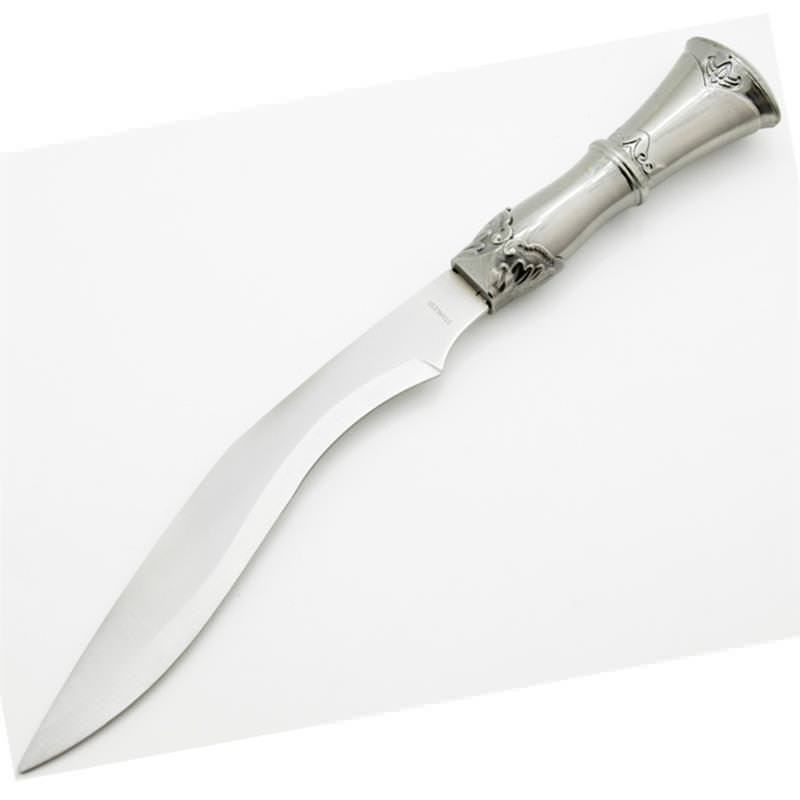 11" Nepalese Kukri Knife Gurkha Hunting Dagger Ornate Sheath Collectible Weapons - Tophatter Daily Deals