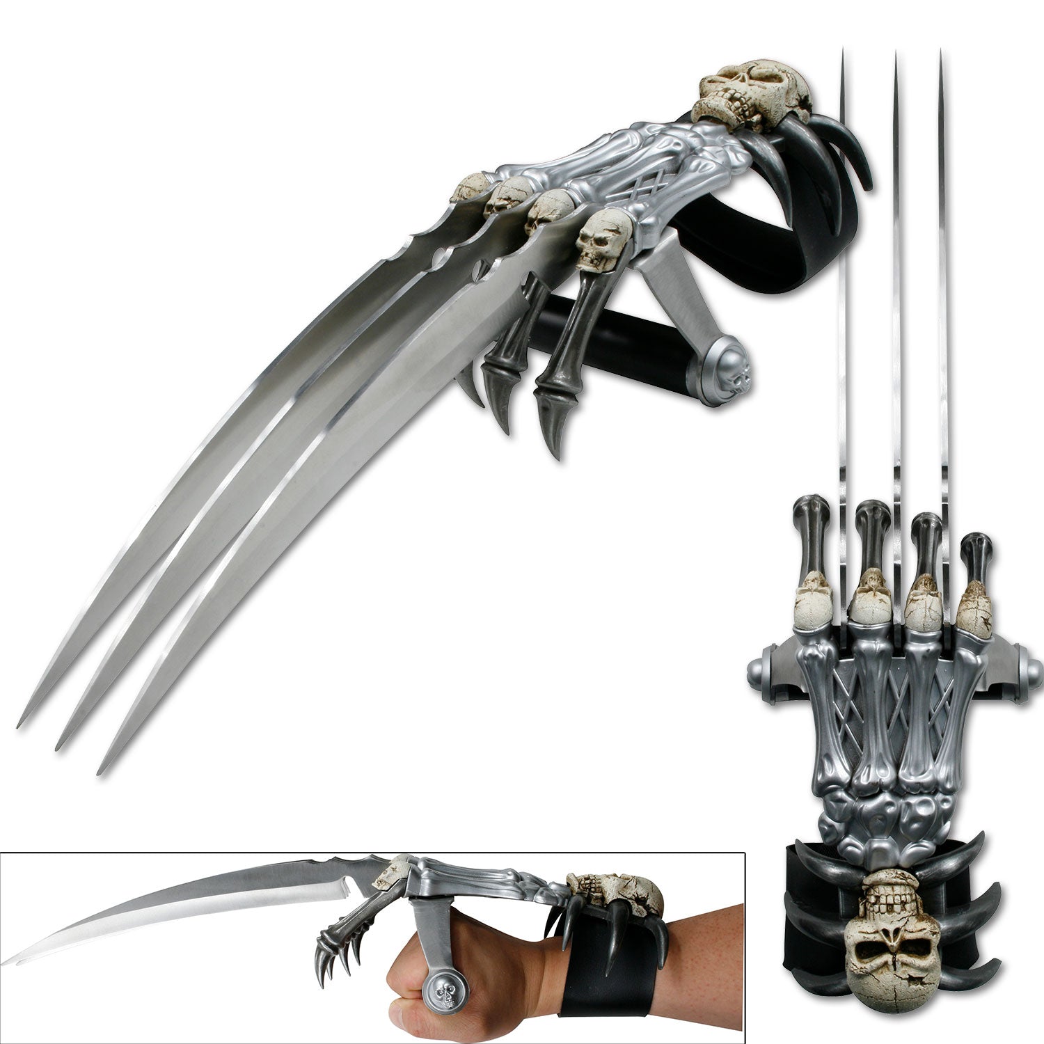 Skull & Bones Gauntlet Style Hand Claw - Tophatter Daily Deals