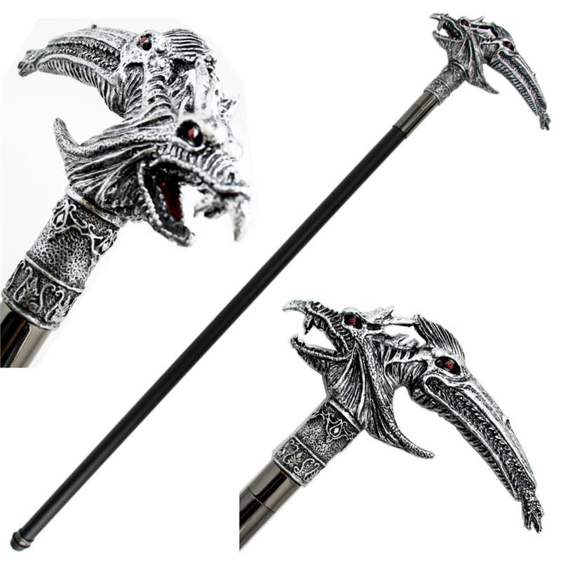 Dragon Fantasy Sword Gentleman's Cane With Removable Blade - Tophatter's Inc. Weapons Store Online Collectible Weapons - Tophatter Daily Deals