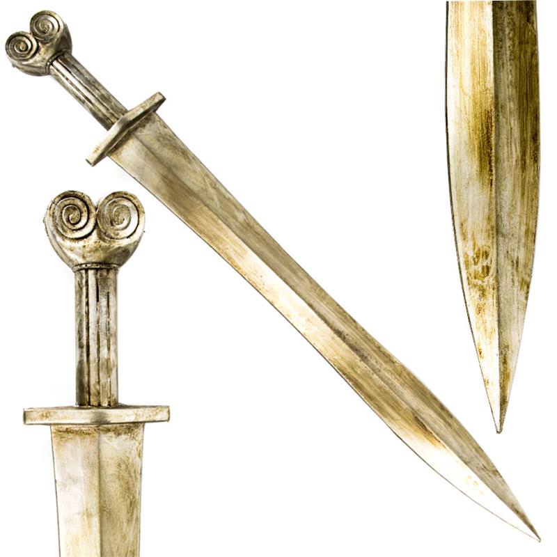 Empire Battle Greek Xiphos Foam Latex Sword Cosplay Costume LARP Collectible Weapons - Tophatter Daily Deals