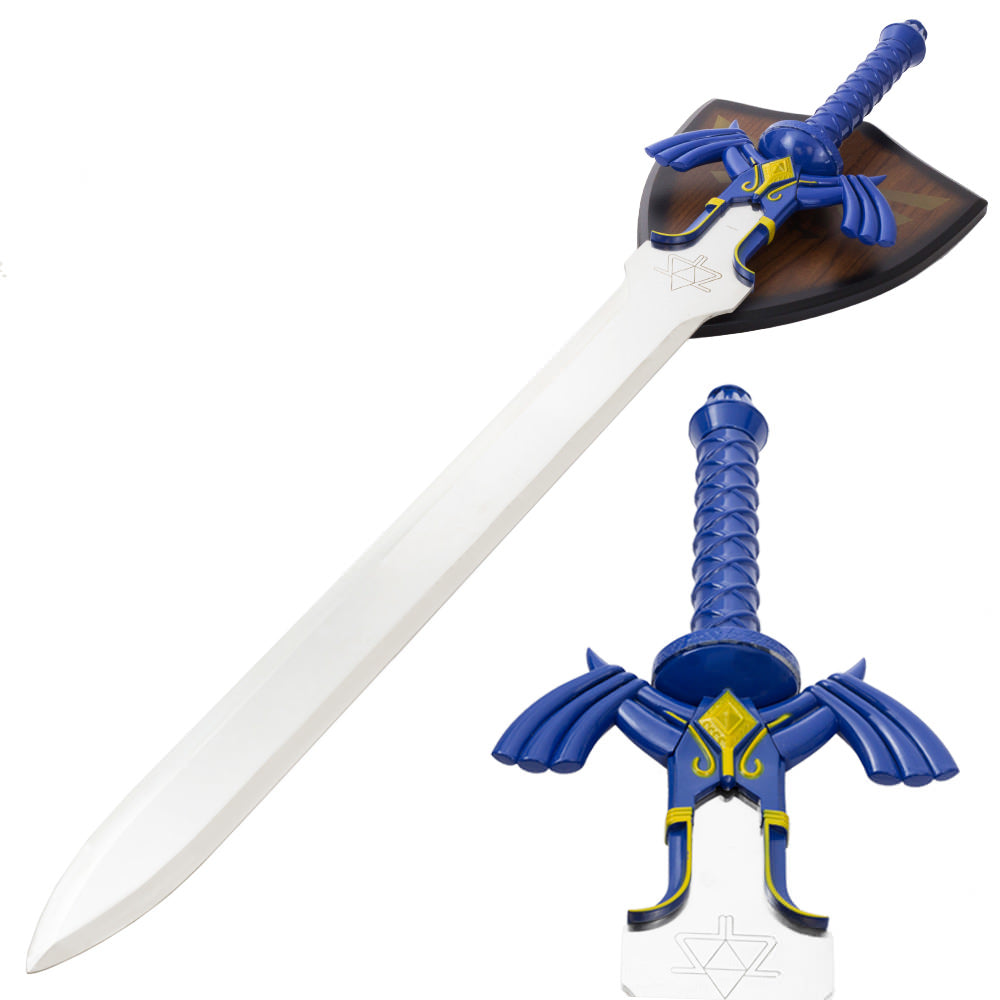 Link Master Sword Zelda Twilight Princess Fantasy Sword with Plaque - Tophatter's Guns'N'Weapons Store Collectible Weapons - Tophatter Daily Deals