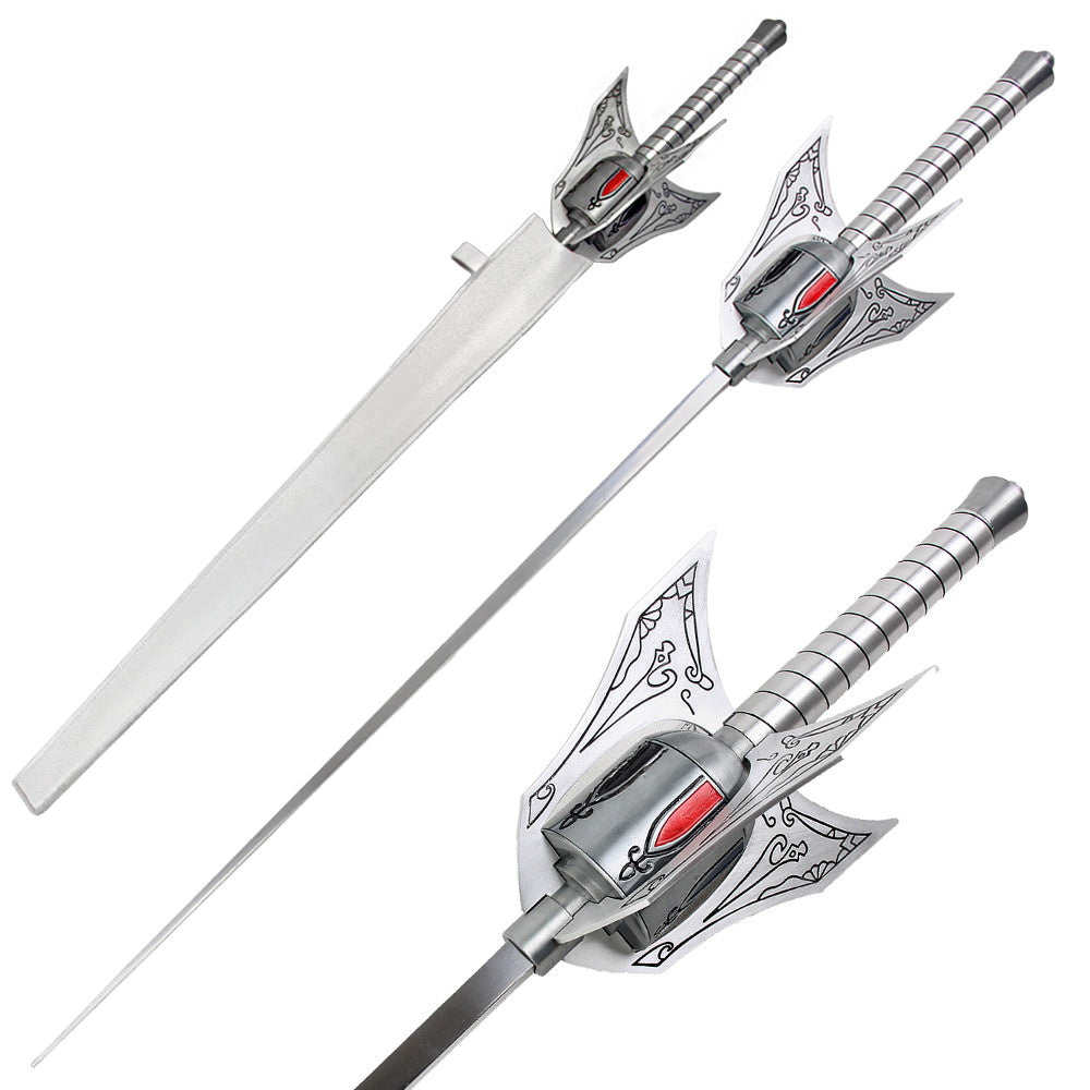Weiss Schnee Myrtenaster Rapier Full Size Metal Fantasy Anime Sword With Scabbard Collectible Weapons - Tophatter Daily Deals