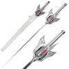 Weiss Schnee Myrtenaster Rapier Full Size Metal Fantasy Anime Sword With Scabbard Collectible Weapons - Tophatter Daily Deals