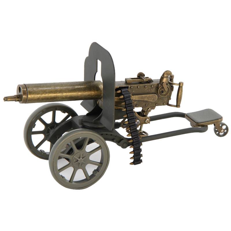 WWI Model 1910 Water-Cooled Miniature Desktop Replica Machine Gun - TOPHATTER'S ARMORY DEALS Collectible Weapons - Tophatter Daily Deals