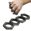 Hexagon Kung Fu Finger Magic Ring Self Defense Knuckle Survival Tool Collectible Weapons - Tophatter Daily Deals