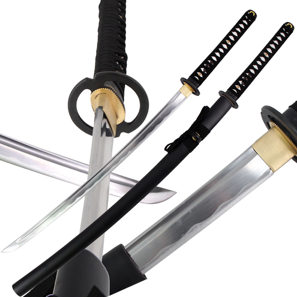 High Carbon Steel Katana With Free Stand and Sword Bag - Tophatter's Army Products & Self Defense Collectible Weapons - Tophatter Daily Deals