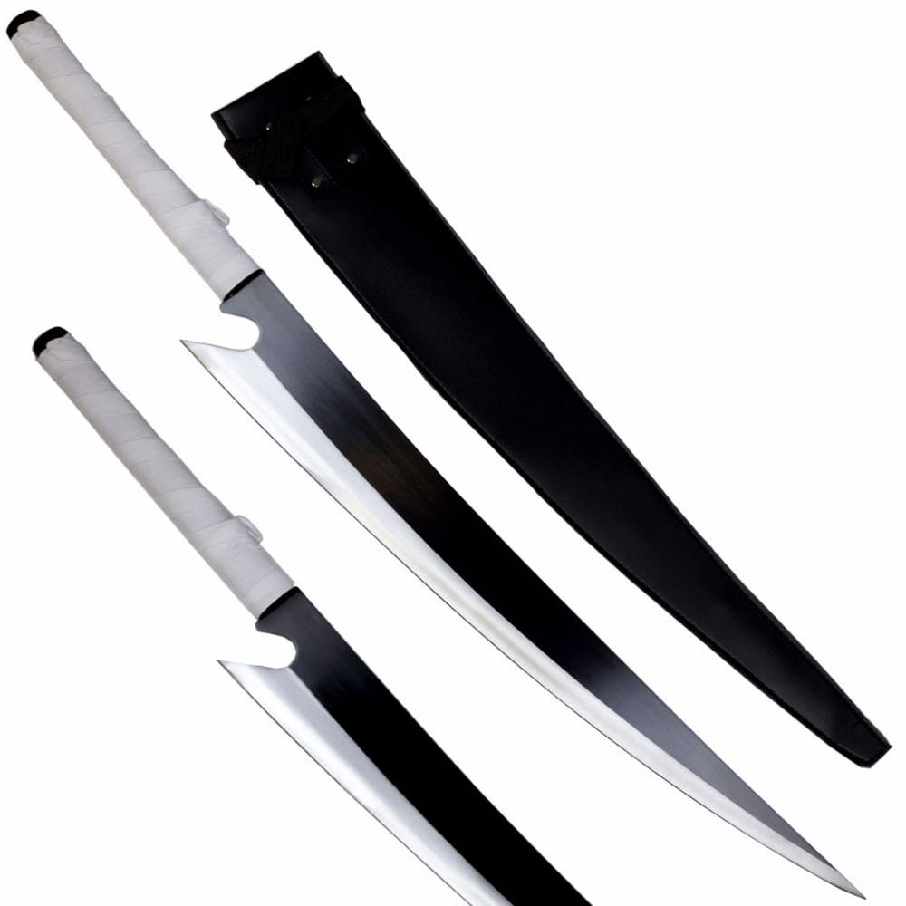 41" Huge Ichigo Moon Cutter Cleaver Blade Anime Sword With Sheath - Tophatter's Guns'N'Weapons Store Collectible Weapons - Tophatter Daily Deals