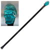 Flying Ace Skull Head Walking Stick Cane Length 35 Inches - TOPHATTER'S ARMORY DEALS Collectible Weapons - Tophatter Daily Deals