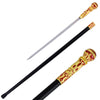 36" Golden Red Knob Deluxe Steel Cane Sword - Tophatter's Army Products & Self Defense Collectible Weapons - Tophatter Daily Deals