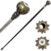 37" Rolling Evil Eye Cane Sword With Skeletal Hand Handle - Tophatter's Army Products & Self Defense Collectible Weapons - Tophatter Daily Deals