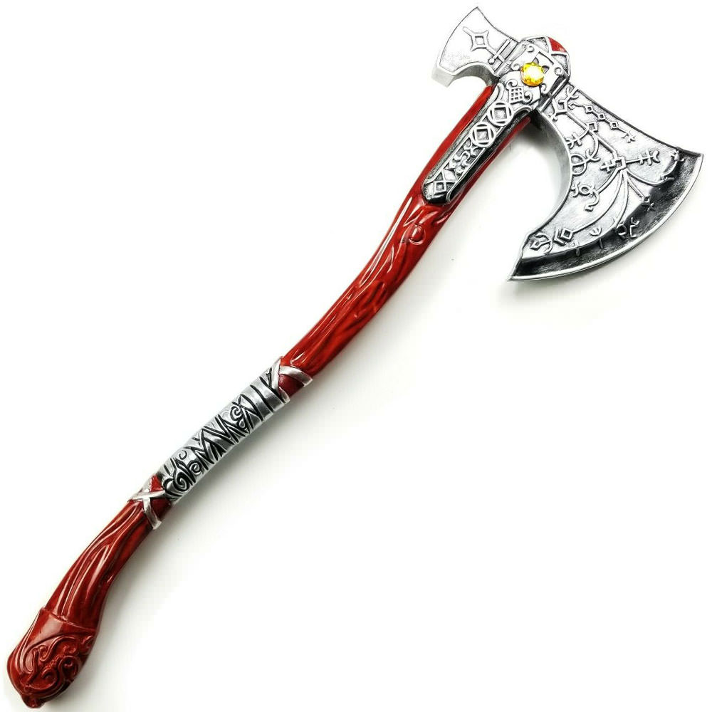 33" Kratos Poly Leviathan Axe Props Replica - Tophatter's Guns'N'Weapons Store Collectible Weapons - Tophatter Daily Deals