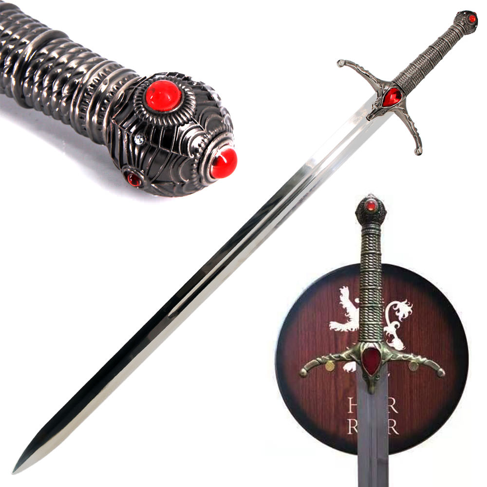 Prince Medieval King's Sword with Wall Plaque Collectible Weapons - Tophatter Daily Deals