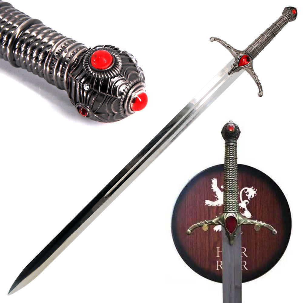 Prince Medieval King's Sword with Wall Plaque - Tophatter's Guns'N'Weapons Store - FREE SHIPPING Collectible Weapons - Tophatter Daily Deals